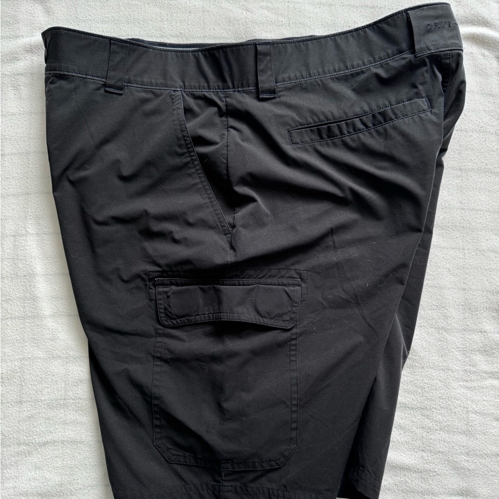 Orvis Men's Black Cargo Shorts 36 - Picture 4 of 6